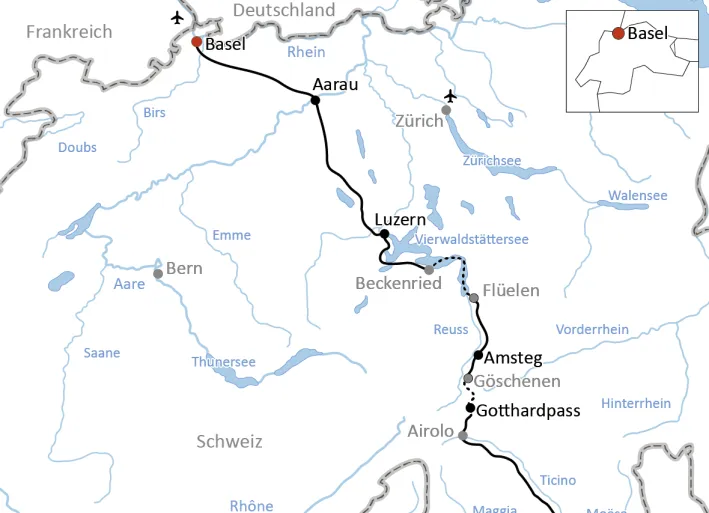 Transalp in der Schweiz