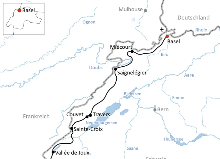 Radtour in der Schweiz: Die Jura-Route