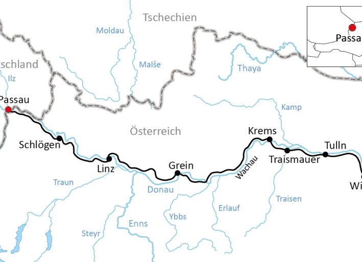 Radtour an der Donau