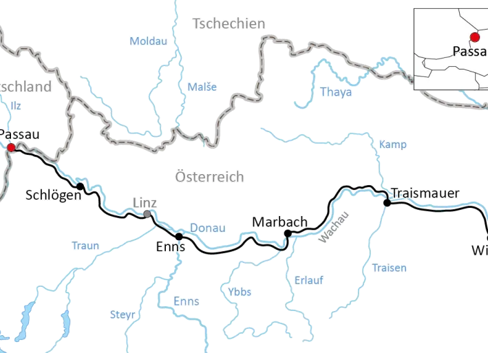 Radtour von Passau nach Wien