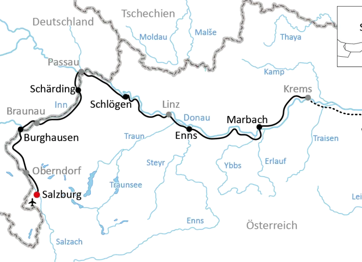 Radtour durch Österreich