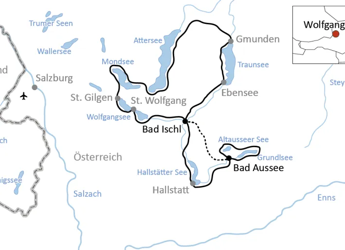 Radtour durch das Salzkammergut