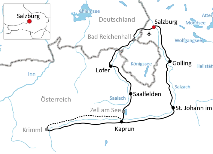 Die Tauern-Radtour ab Salzburg