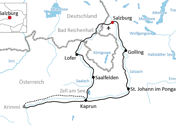 Die Tauern-Radtour ab Salzburg