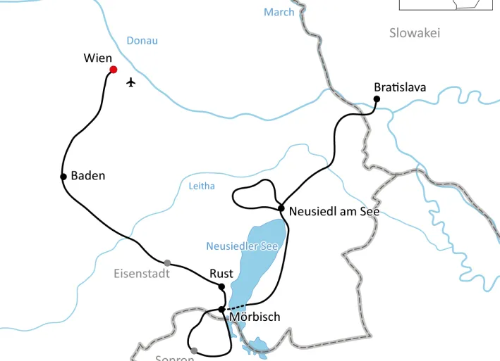 Radtour zum Neusiedler See