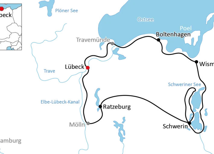 Ostsee, Hansestädte & Alte Salzstraße