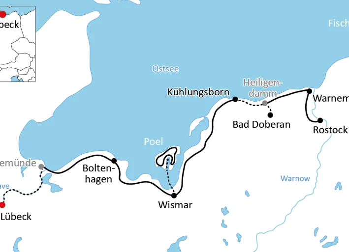 Familien-Radtour an der Ostsee