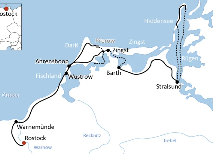 Radurlaub auf dem Darß
