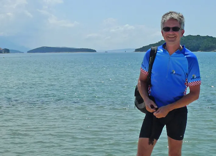Simon unterwegs in Kroatien