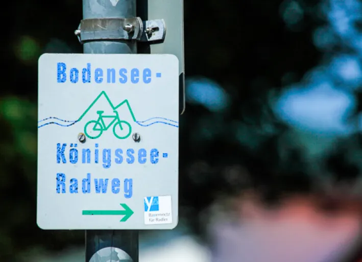 Kurzinfo der Radreise vom Bodensee zum Königssee