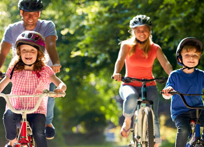 Rhone-Radweg, Familie
