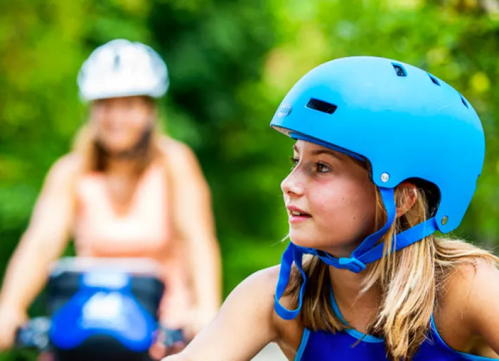 Rhone-Radweg, Helmpflicht für Kinder in Frankreich