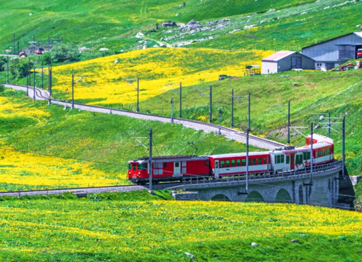 Rhone-Radweg, Andermatt