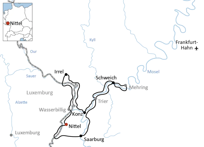 Radurlaub an Mosel, Saar und Sauer