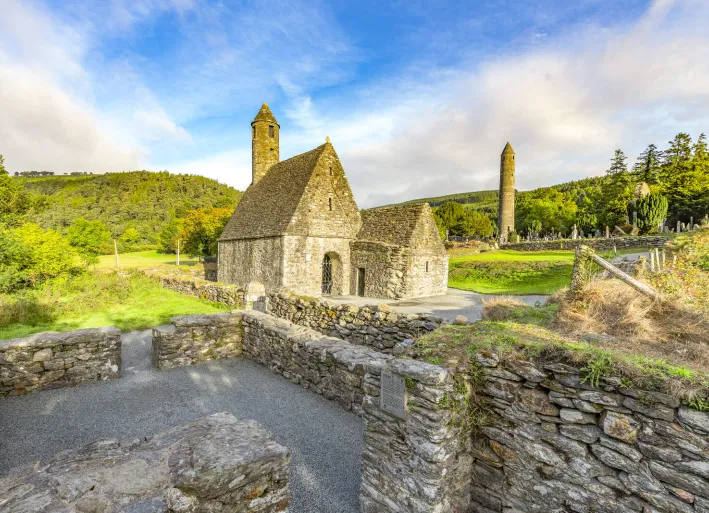 Glendalough village in Wicklow