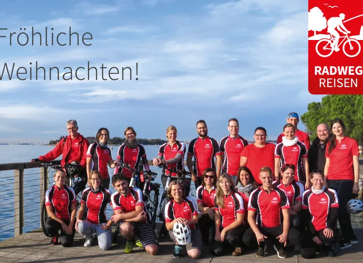 Fröhliche Weihnachten wünscht Radweg-Reisen!