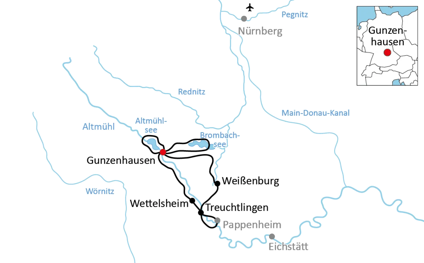 Familien-Tour im Altmühltal