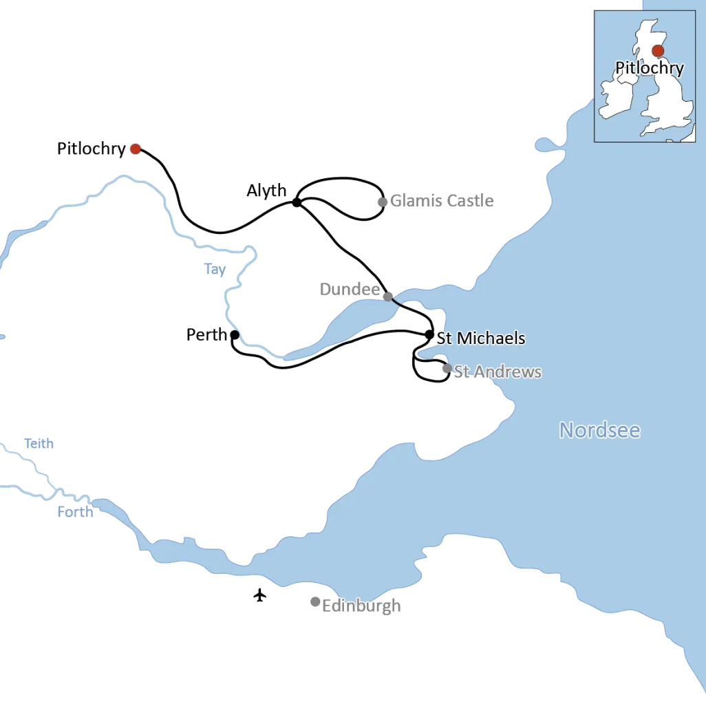 Radtour in Schottland