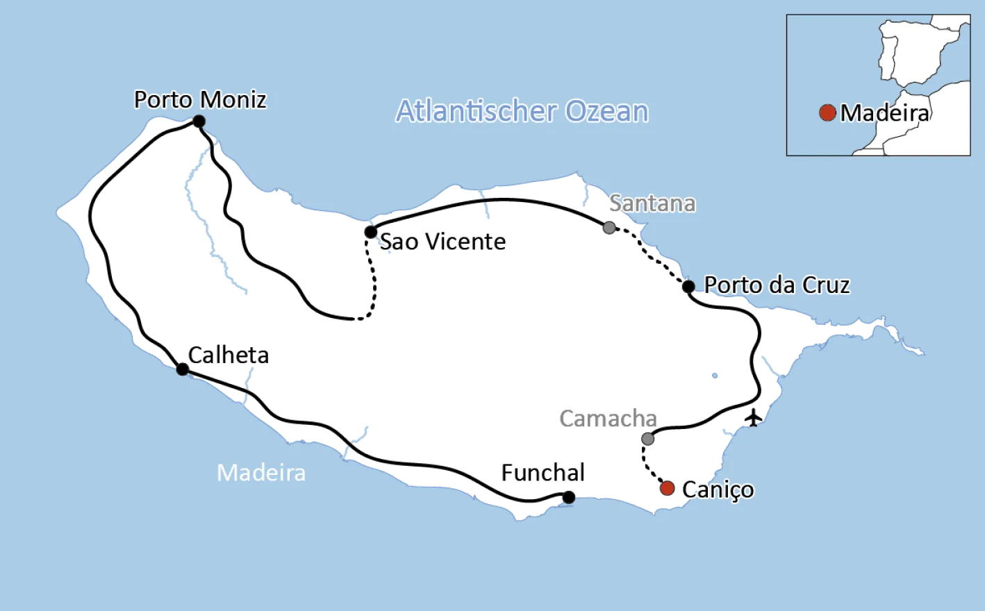 Radurlaub auf Madeira