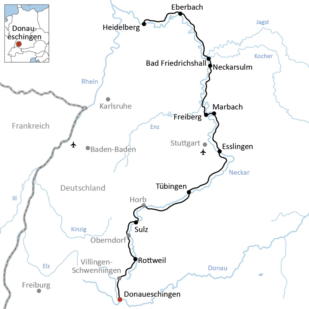 Radurlaub am Neckar