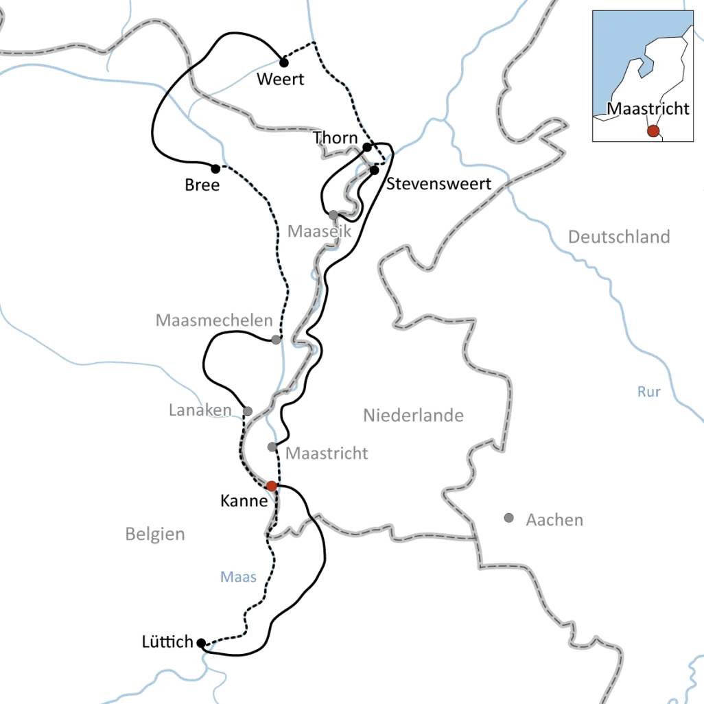 Mit Rad & Schiff durch Limburg entlang der Maas