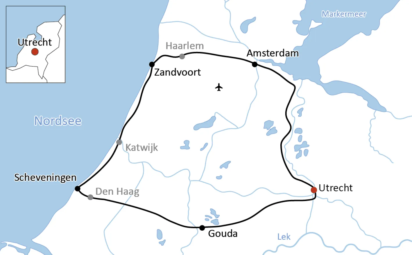 Radurlaub in Holland