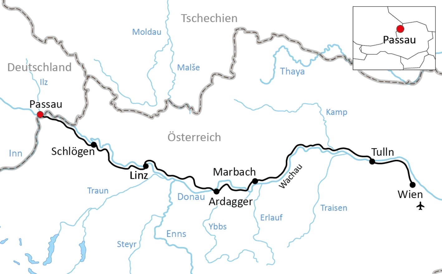 Der Donau Radurlaub für Genießer und Bummler