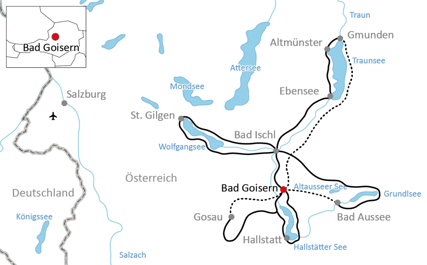 Radurlaub im Salzkammergut