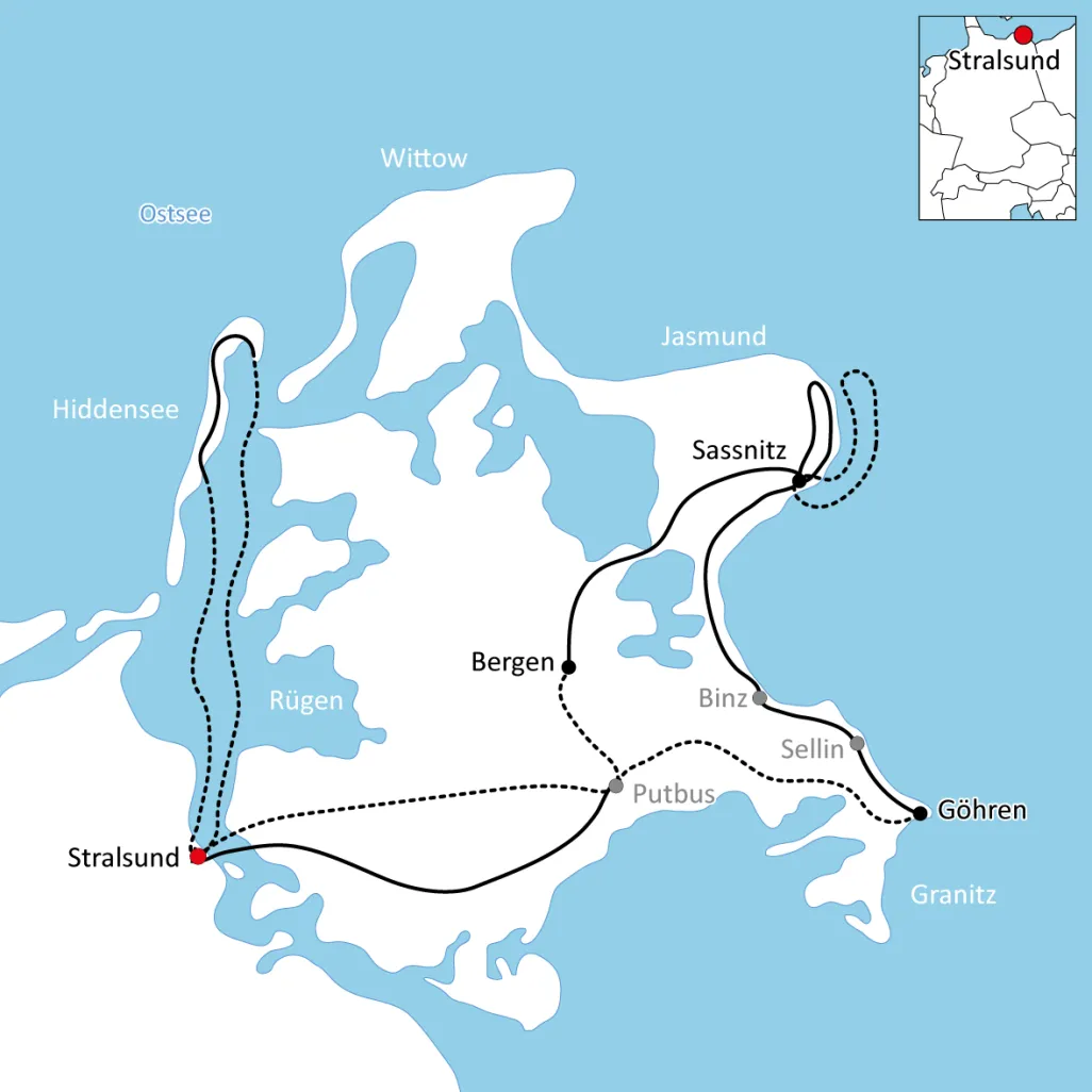 Familien-Radurlaub auf Rügen
