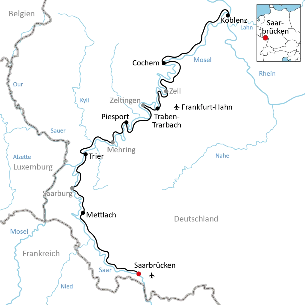 Saar- und Mosel-Radweg