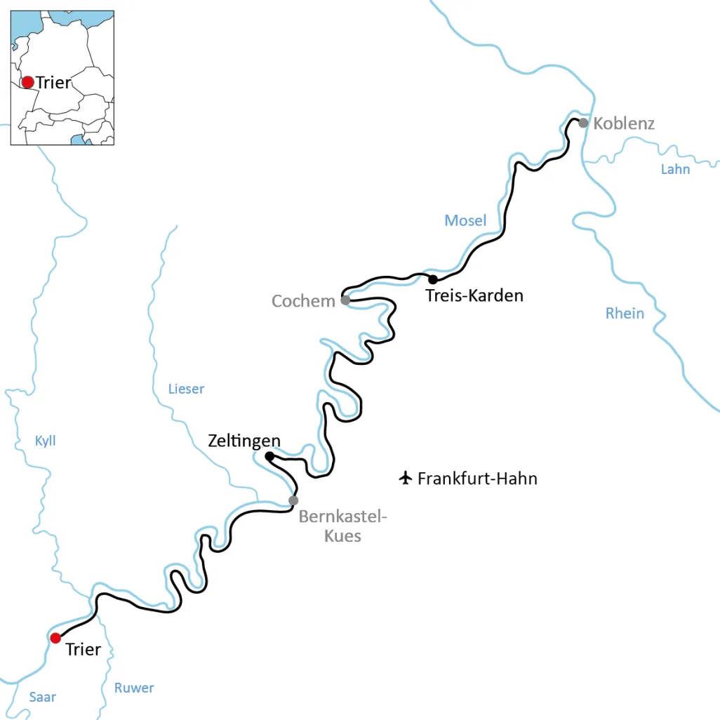 Wochenend-Radtour Mosel