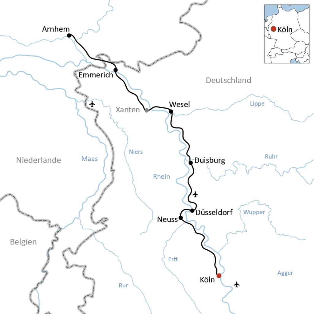 Radtour am Niederrhein