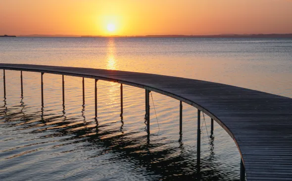 Die unendliche Brücke in Aarhus
