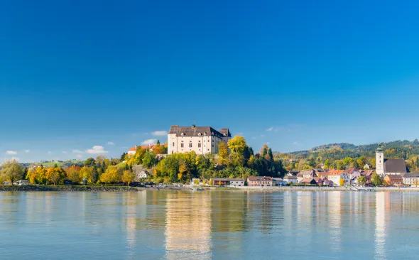 Blick auf Grein