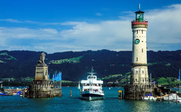 Hafeneinfahrt in Lindau