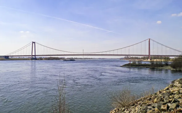 Die Hängebrücke in Emmerich