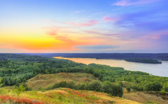 Aussicht vom Himmelbjerget