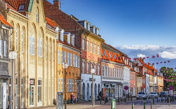 Straße in Køge