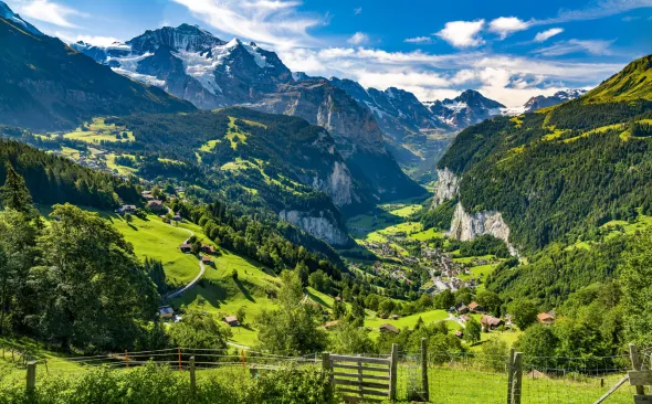 Lauterbrunnen, Wengen, Schweizer Alpen