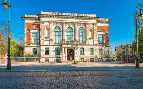 Der Palais am Fürstenwall in Magdeburg
