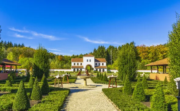 Die rekonstruierte Römische Villa Borg bei Perl