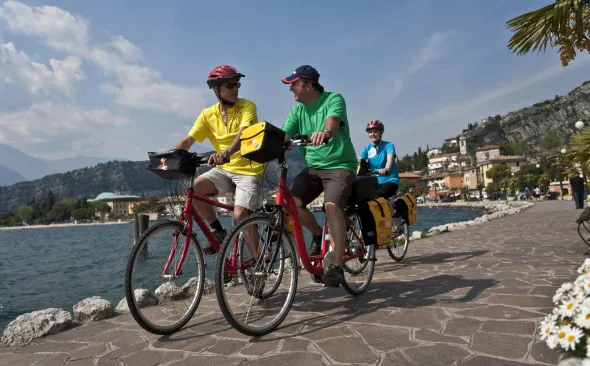 Radfahrer Garda
