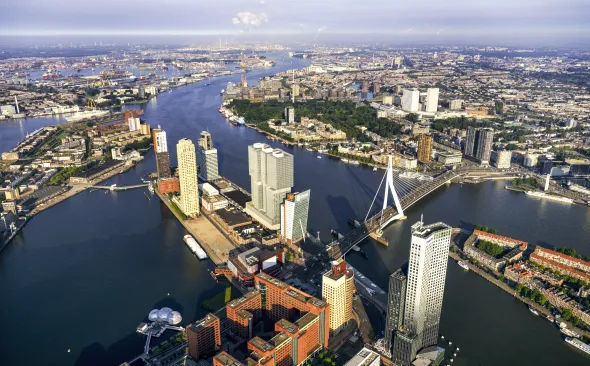 Skyline von Rotterdam