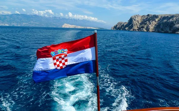 Kroatische Flagge
