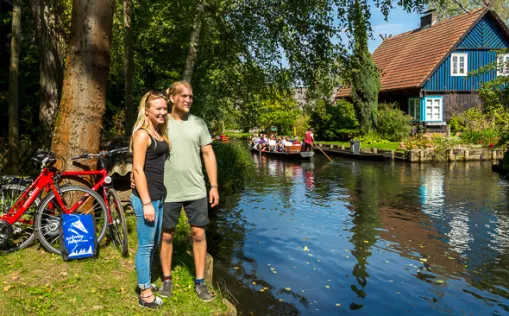 Auf dem Gurken-Radweg im Spreewald