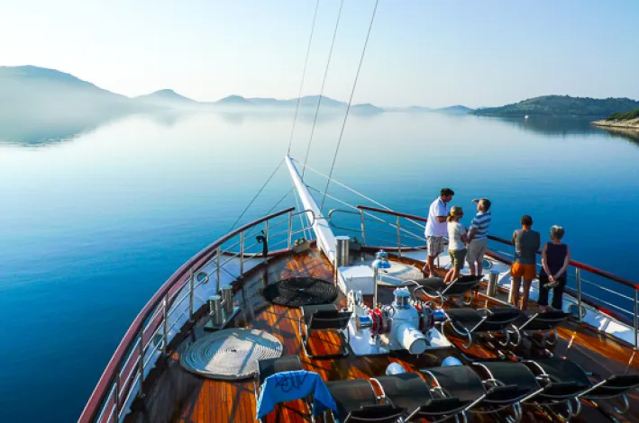 Mit Schiff und Rad in Kroatien
