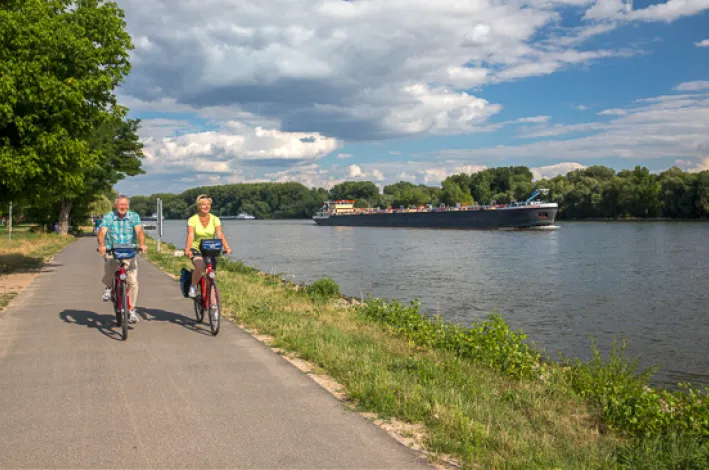 Radreisen in Hessen am Rhein-Radweg