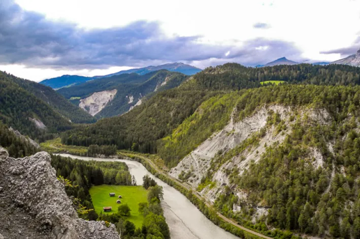 Rhein-Radtour in der Schweiz