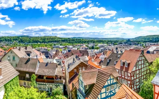 Der Lahn-Radweg, Marburg