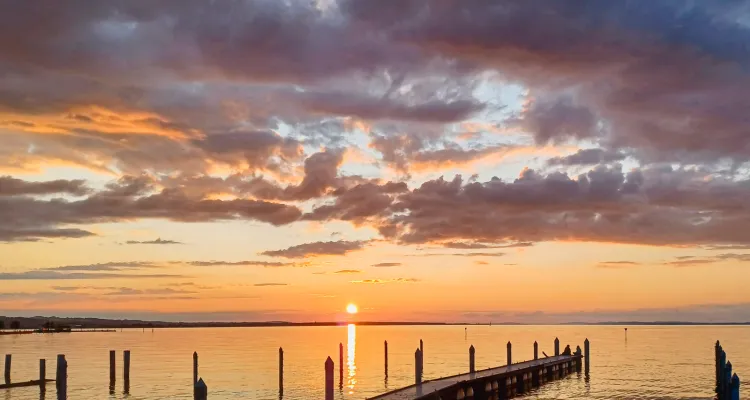 Sonnenuntergang am Bodensee